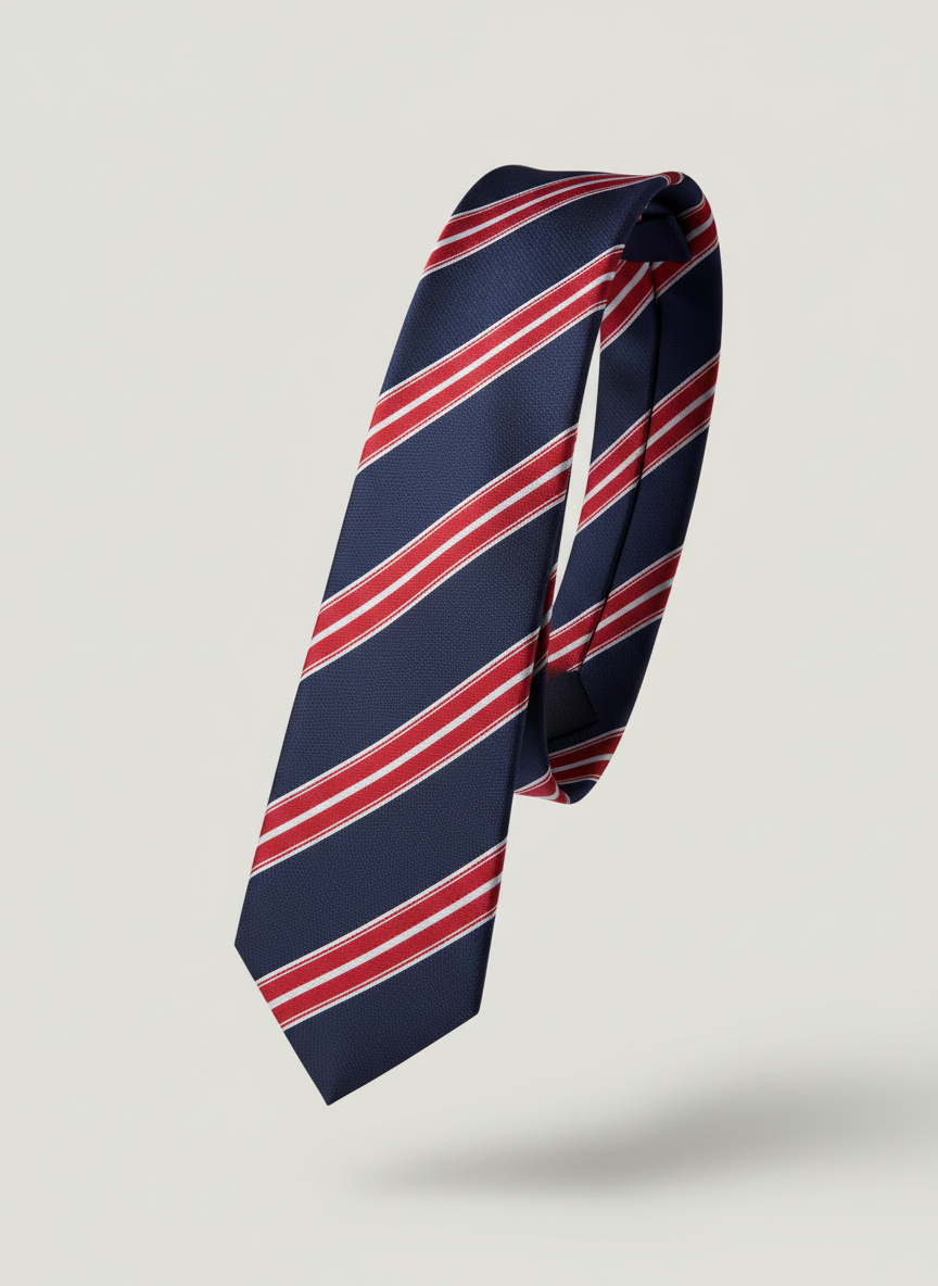 Navy Pattern Tie