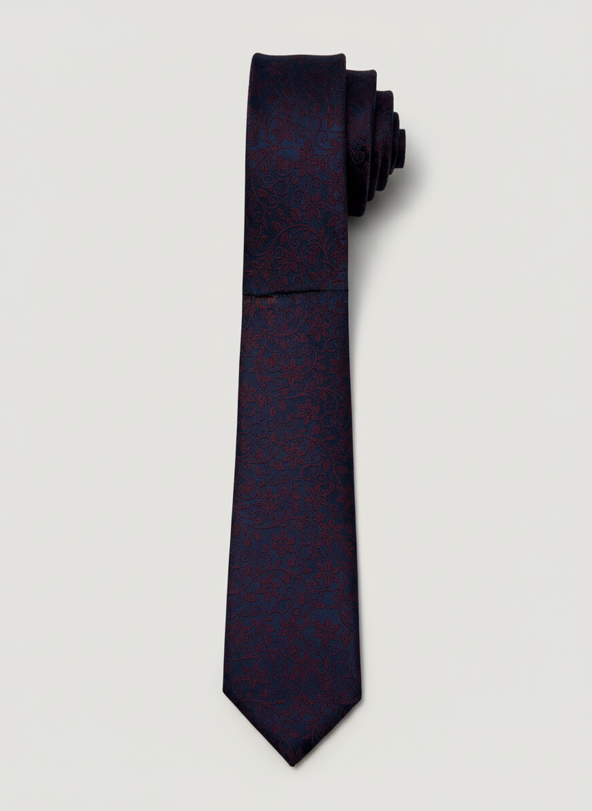 Midnight Floral Tie