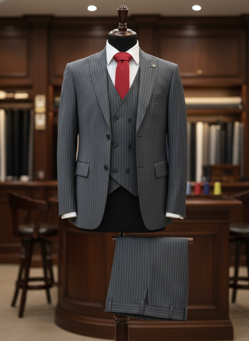 Madison Grey Pinstripe