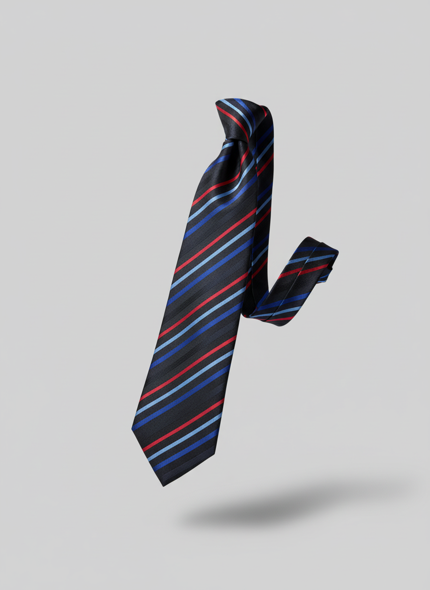 Crimson Block Tie