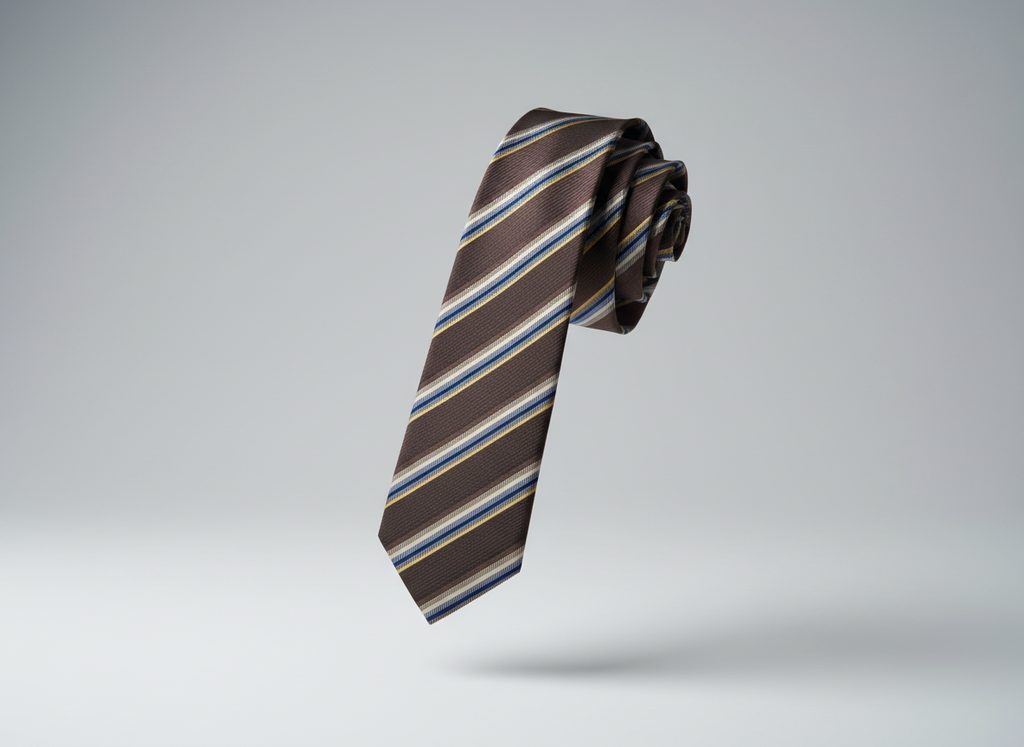 Chocolate Stripe Tie