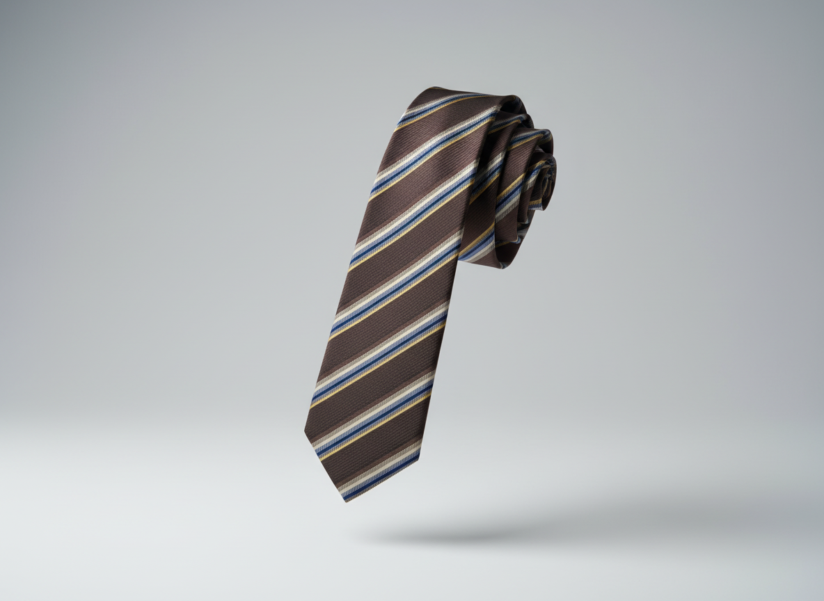 Chocolate Stripe Tie