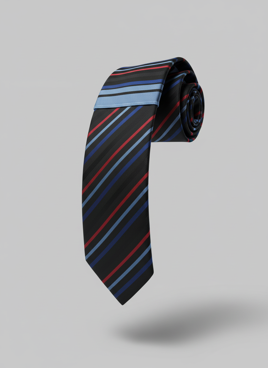 Tricolor Diagonal Tie
