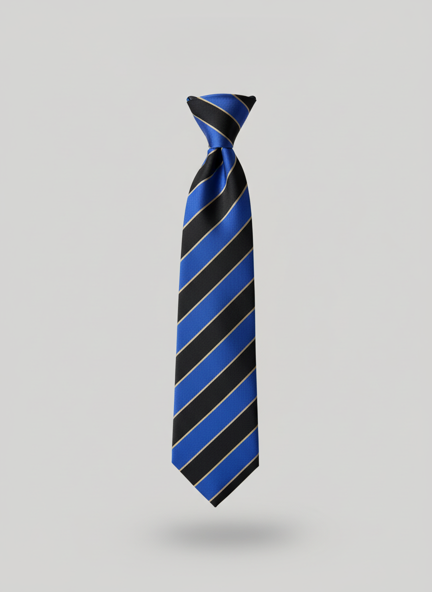 Cobalt Contrast Tie