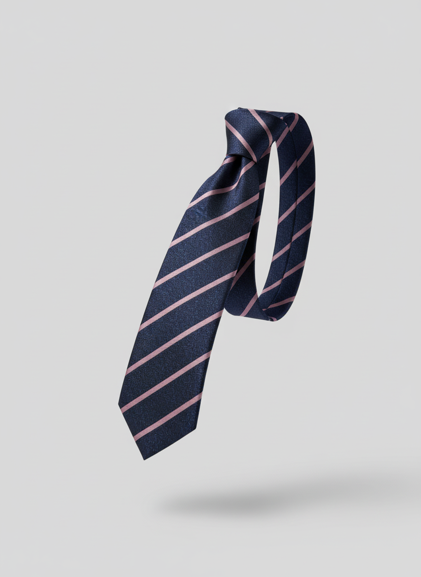 Navy Stripe Tie