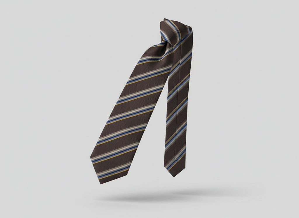 Chocolate Stripe Tie