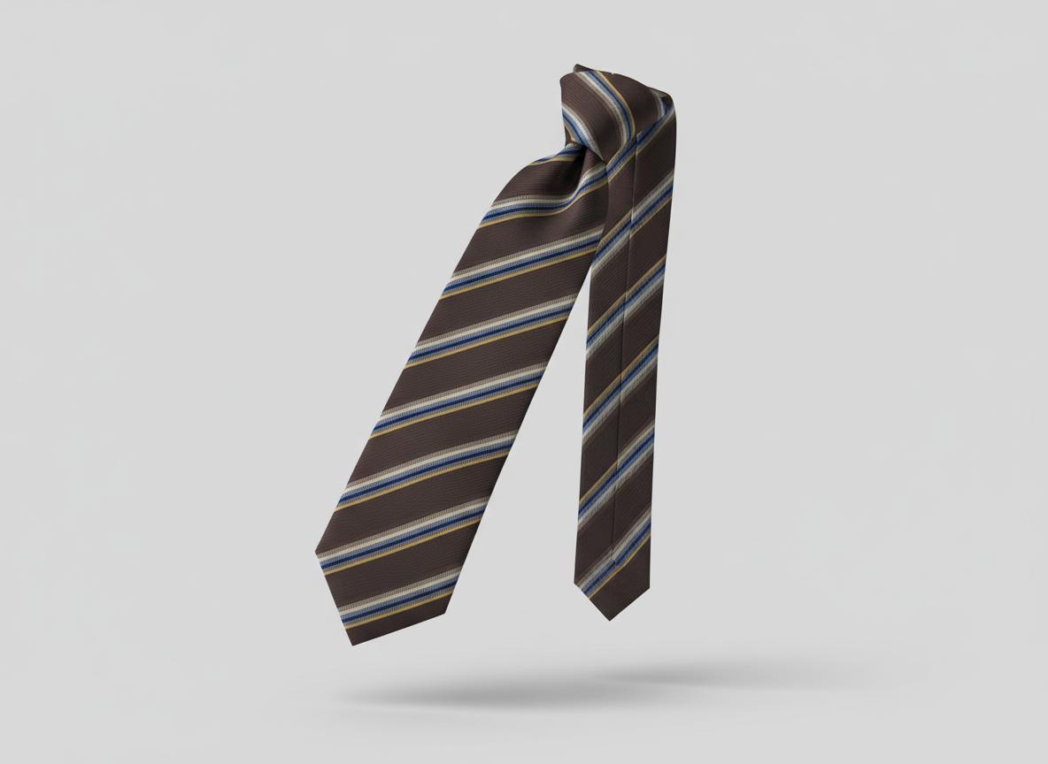 Chocolate Stripe Tie