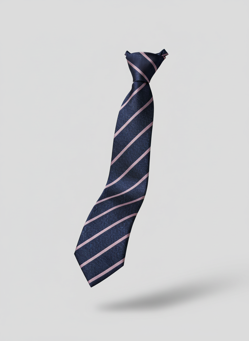 Navy Stripe Tie
