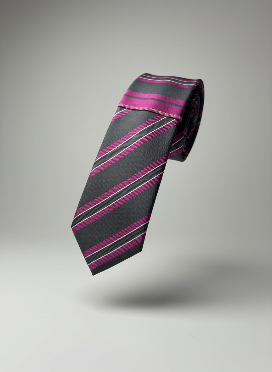 Slate Rose Tie