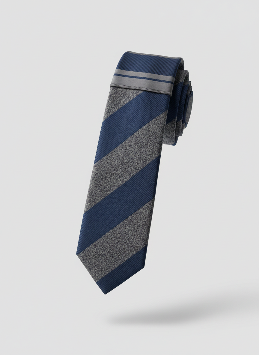 Steel Azure Tie