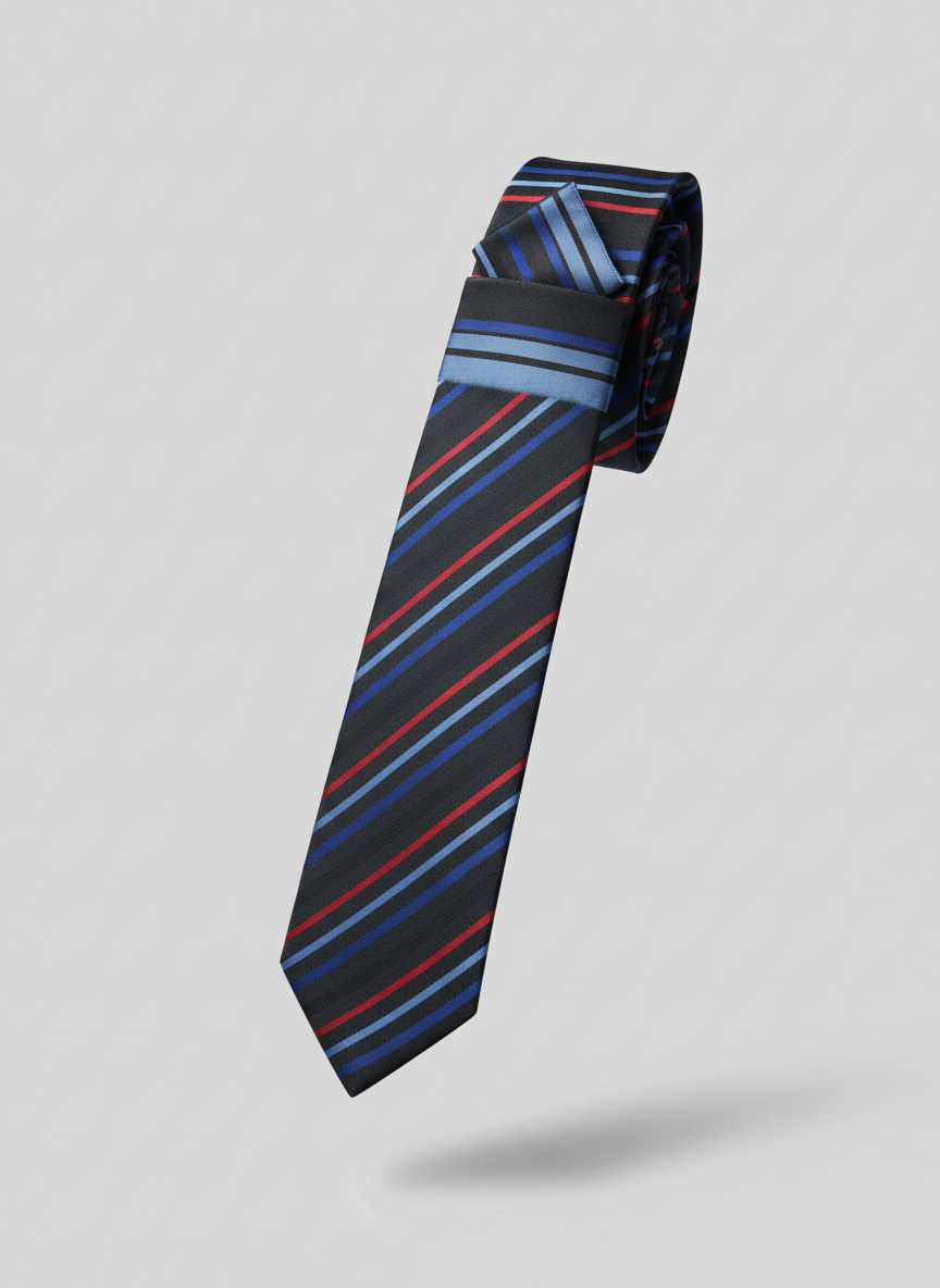 Tricolor Diagonal Tie