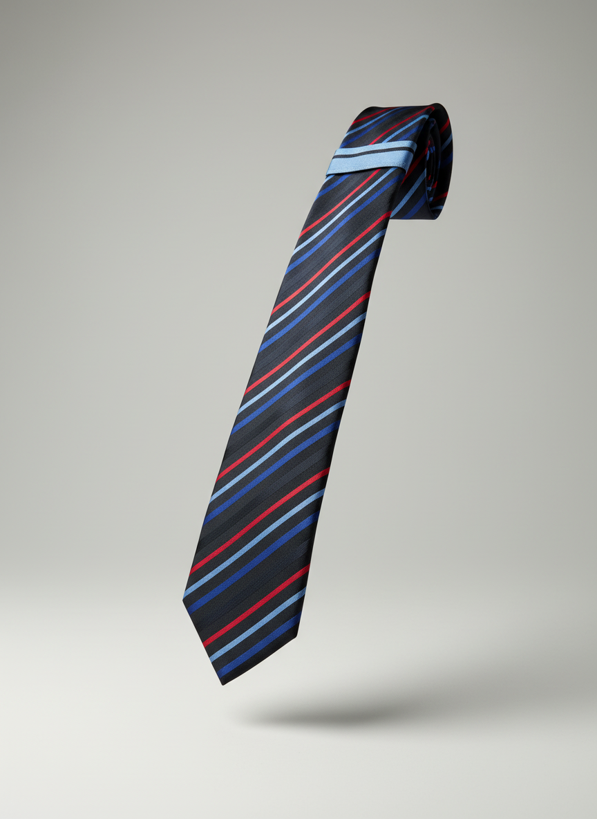 Crimson Block Tie