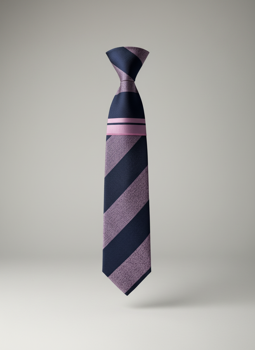 Violet Contrast Tie